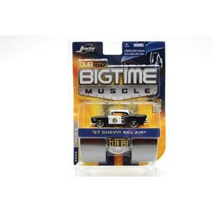 Jada Dub City Big Time Muscle '57 Chevy Bel Air CLTR 051 Police Patrol Cruiser